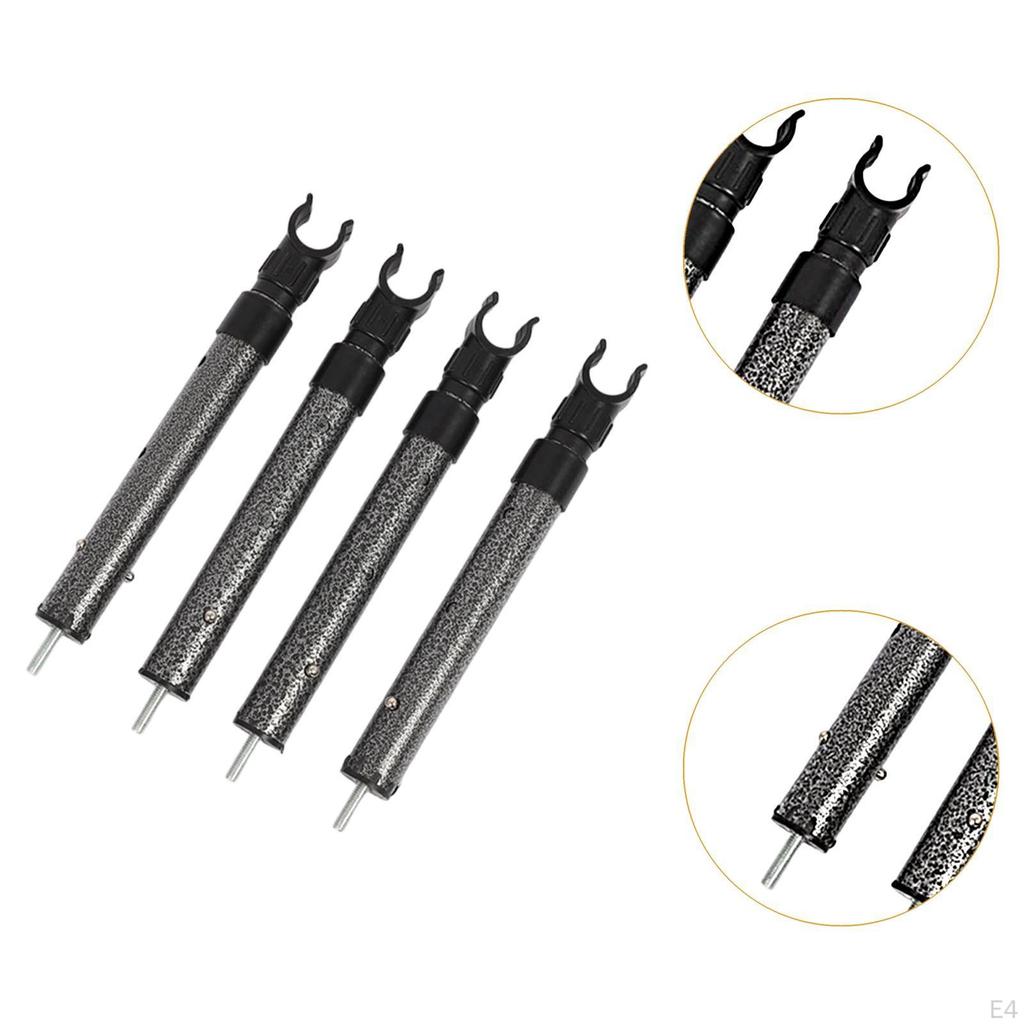 4 Pieces Camping Cart Table Support Rods Telescopic Pole Direct Replaces Durability Essential