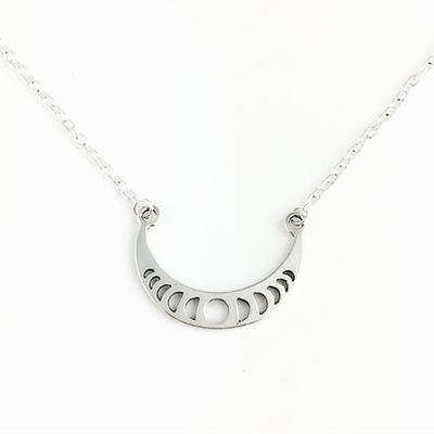 Ay Evresi Kolye Alaşım Choker Moda Zarif Kadın Cadı Hilal Ay Takı Hediye Göksel Aybilimi