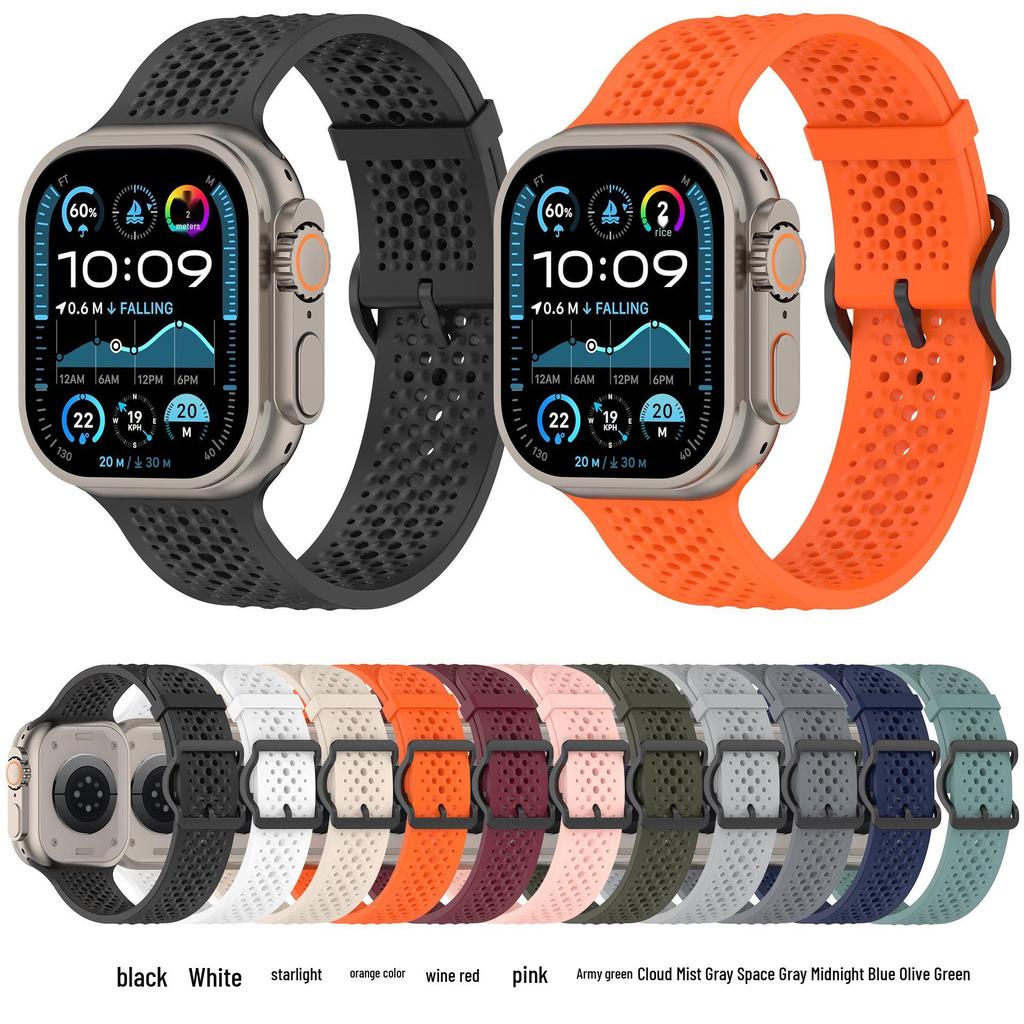 Breathable Perforated Band for Apple Watch Series 10 - 46MM