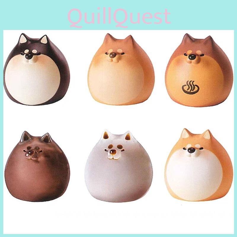 Charming Shiba Inu Dumpling Figures Pvc Collectible Blind Box Toy Set For Kids