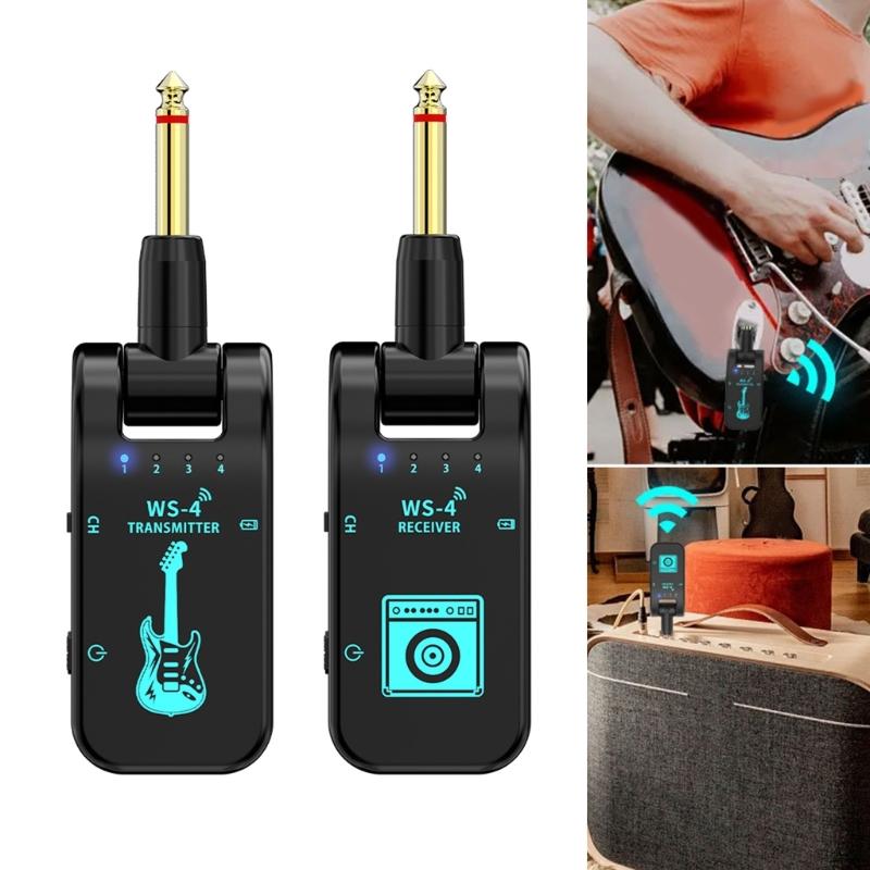 Wireless Guitar Transmitters Receiver 2.4GHz Sound Wireless Transmitters Receiver