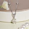 Veelzijdige High-End S925 Sterling Zilver Moissaniet Waterdruppel Hanger Ketting