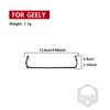 For Geely Emgrand 4th —2025 Real Carbon Fiber Sticker Rear Charger Frame Cover Trim Decorative Accessories