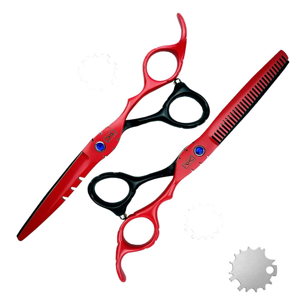 Profesjonalny Zestaw Nożyczek Fryzjerskich Nożyczki do Włosów Salon Fryzjerski Fryzjer Grzebień z Ogonkiem Peleryna do Włosów Grzebień do Strzyżenia Narzędzie do Stylizacji