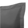 "Julian" Combed Cotton Percale Pillowcase, All Sizes. Pure Cotton - Julian Slate - Pillowcase 50 X 70 Cm Finish
