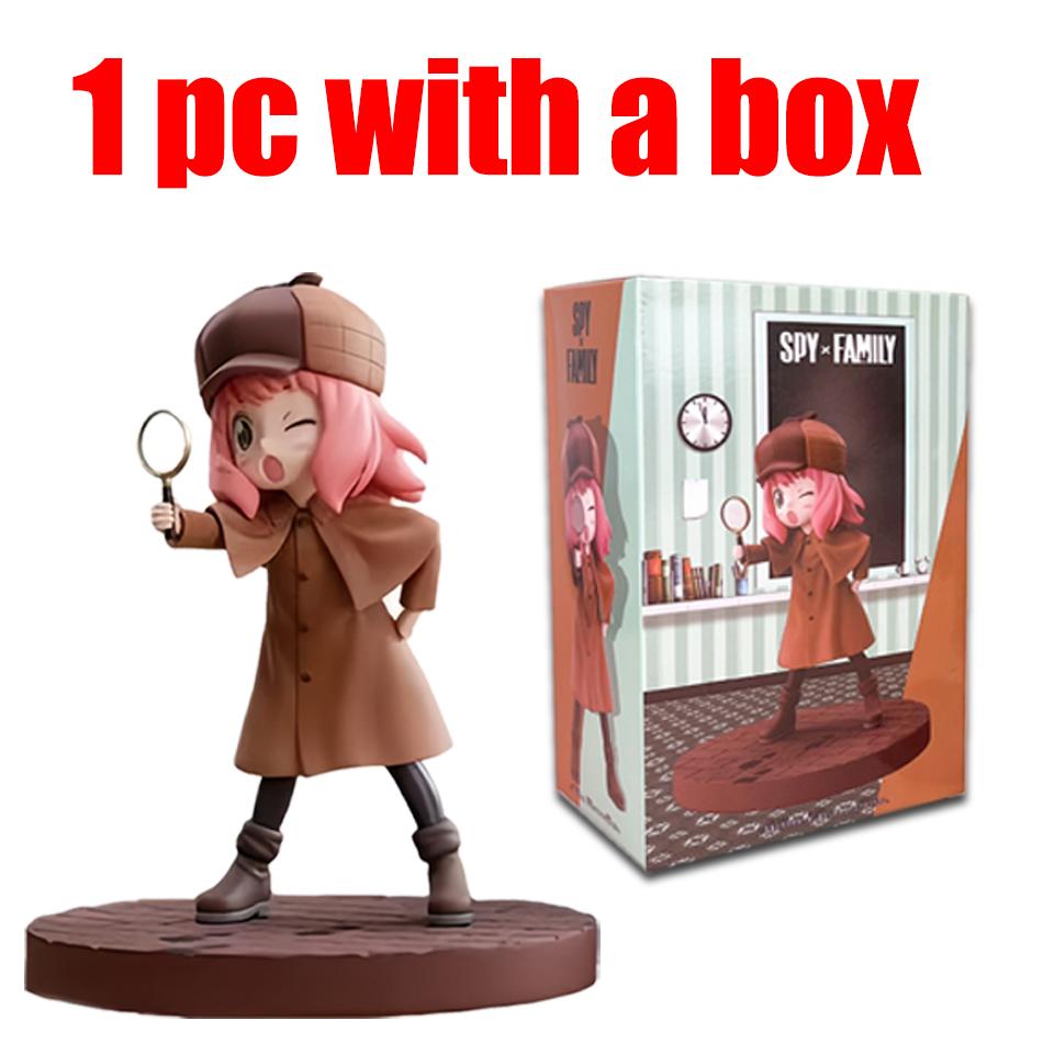 15CM Anime Anya Forger Figure Gekijouban Spy × Family Code White Kawayi Cute Model Toy Gift Collection Set Toy Action Figure