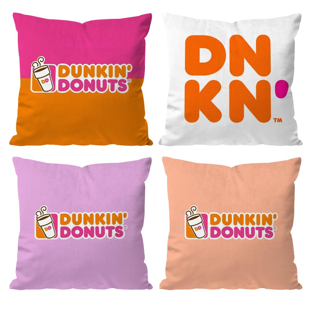 Dunkin' Donuts Cushion Cover Pattern Printed Pillowcase For Living Room Sofa Cushion Cover & Bedroom Decor