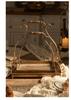 Retro Christmas Iron Art Tray Ornament for Desktop Styling and Decor