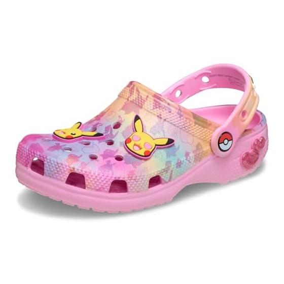 [Crocs] Kids Pikachu Pink Classic Clog