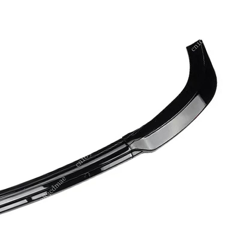 3PCS Gloss Black Front Bumper Splitter For Hyundai I30 MK2 MK2.5 2012-2017 Front Diffuser Lip Spoiler Protector Body Kit Tuning