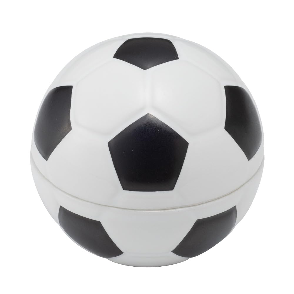 

Buddhist Altar Shop Takita Shoten Mini Urn, Ball-Shaped, Soccer Ball, 5.3cm Diameter x 4.5cm Height, Made in Japan, with Certificate of Authenticity