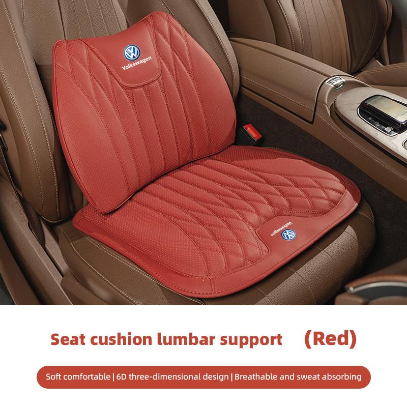 VW GTI GOLF 2026 Hot For VW VOLKSWAGEN Car Seat Cushion Cover Protective Lumbar Waist Support Back For Volkswagen Arteon T-ROC T