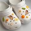 12Pcs Hole Shoe Flower Decoration Beaver Hole Shoe Buckle Diy Capybara Resin Accessories High-End Feelings Parts
