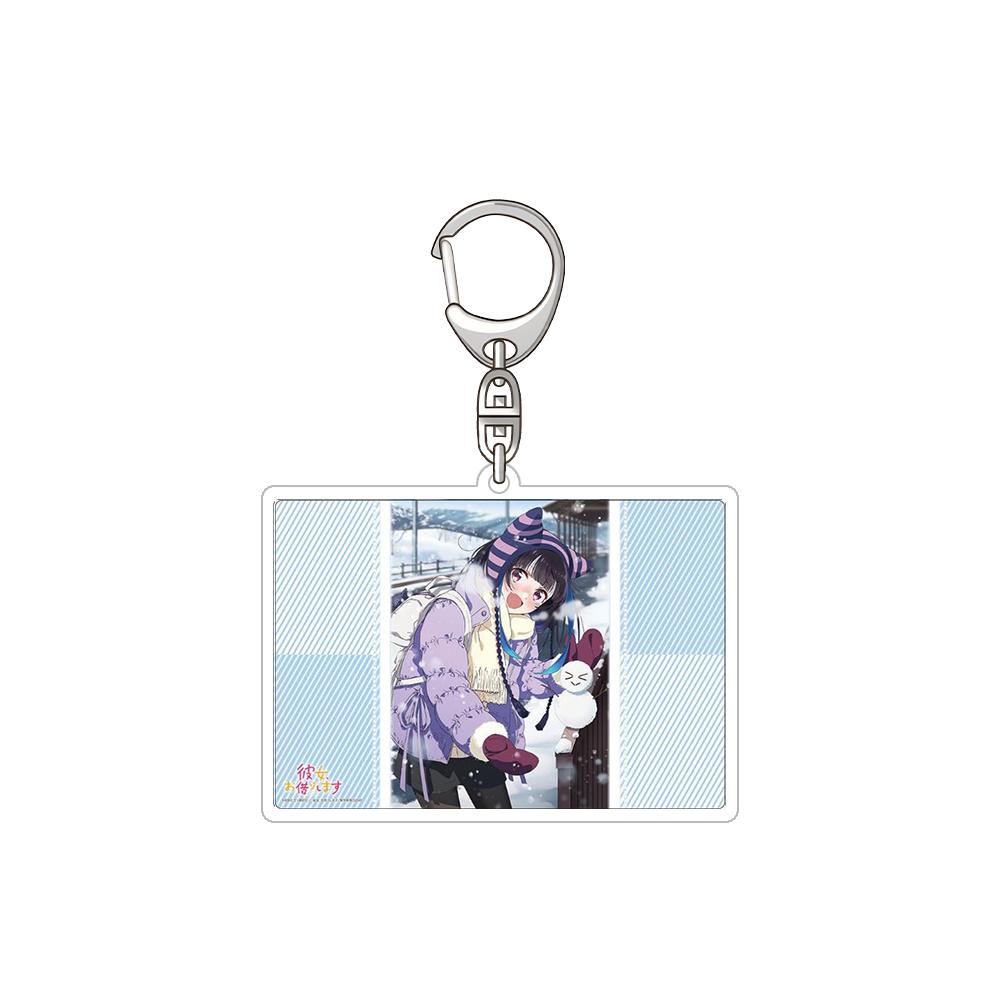 

Rent-A-Girlfriend Chizuru Mizuhara Mami Nanami Ruka Sarashina Sumi Sakurasawa Mini Yaemori Official Acrylic Keychain Bag pendant 6 cm