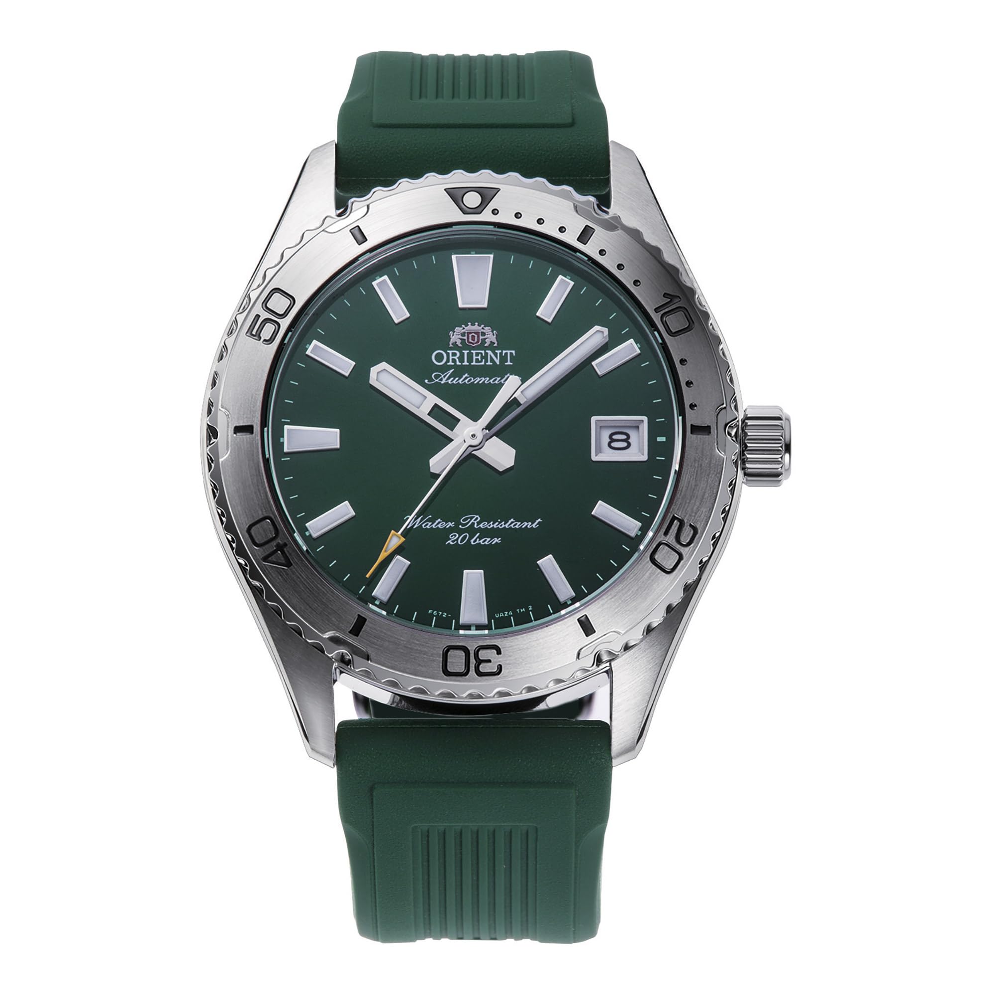

Orient Mako Automatic Watch Strap Men s RA-AC0Q, Green, зелений