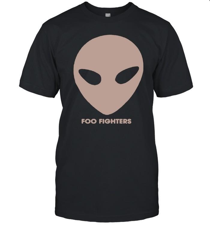 Foo Fighters Shirt Alien Logo Design Band Concert Tour Tee