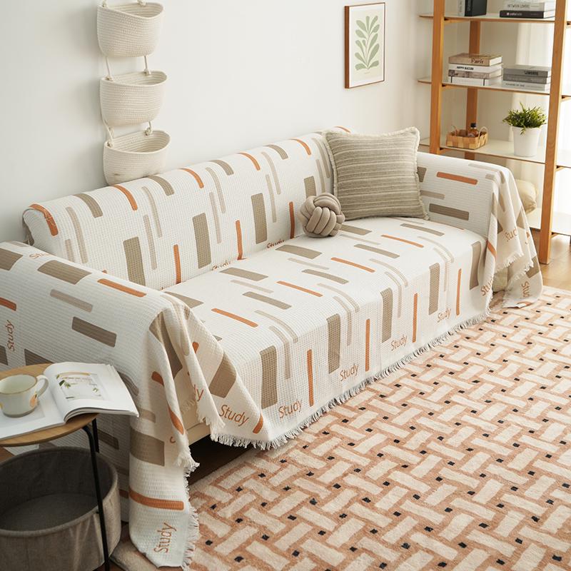 

2023 Універсальний скандинавський плед для дивана та протиковзна подушка - Чотири сезони, захист від подряпин котів 180*230cm Two-seater