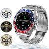 Luxus AW12 Smartwatch Edelstahl Damen Herren Voll-Touch Rundbildschirm Fitness Bluetooth Anruf Smartwatch