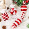 Christmas Candy Pendant Hanging Decoration Christmas Lollipop Craft Ornaments Fake Candy Cane Hanging Pendants Xmas Pendant