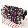 Mode Voll Pailletten Luxus Haaraccessoires Haarbänder Party Glitzernd Breit Gepolsterte Stirnbänder Kopfschmuck Bunt Schwamm Reifen