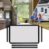 RV Door Window Cover Trailer Side Window Sun Guard Foldable Light-Blocking RV Accessories For Long Distance Trip Travelers
