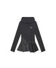 Tansanmageunesyum Button Hooded Layered Dress (Charcoal)