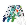 3Pcs/Set Cute Cartoon Dummy Baby Pacifier Clip Chain Holder Teething Soother