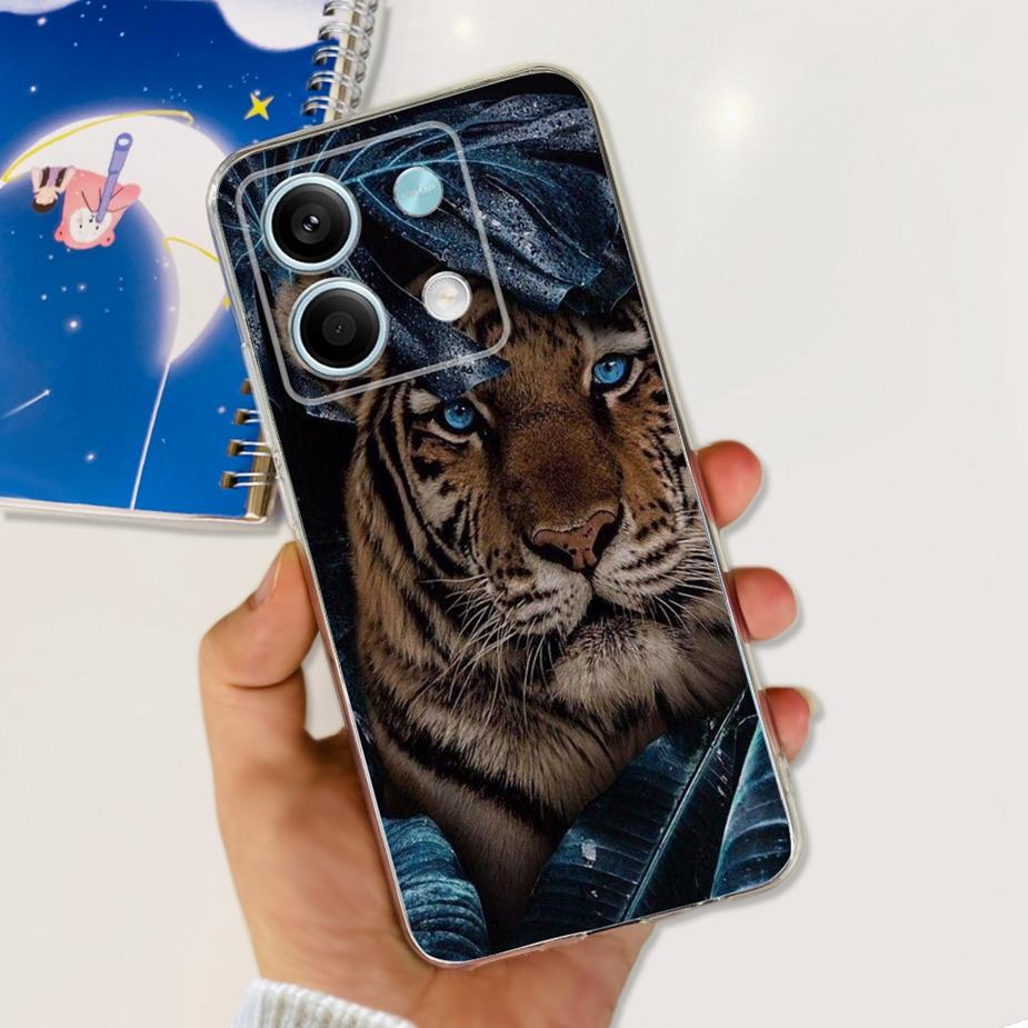 För Xiaomi Redmi Note 13 Pro Plus-skal Lyxigt målat fodral Klar silikontelefonskal för Redmi Note 13 Pro Note13 5G Mjukt skal