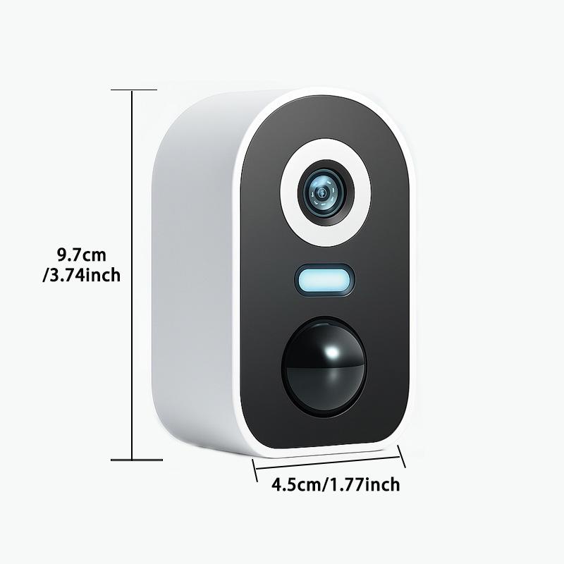Wireless Outdoor Smart Surveillance Camera with Low Power Battery and Mobile Remote Monitoring