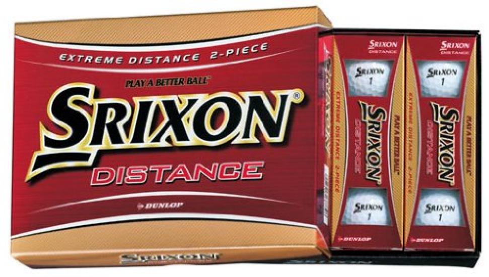 DUNLOP SRIXON Distance Golf Balls, White, 12-pack белый