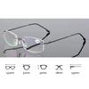 Blue Light Blocking Ultralight TR90 Memory Titanium Rimless Reading Glasses Men&Women Presbyopic Eyeglasses +1.0 +1.5 +2.0