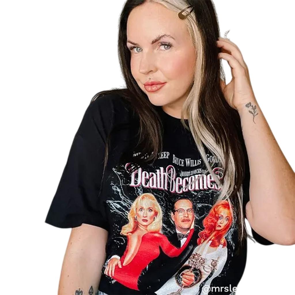 Death Becomes Her Unisex Adult Movie Poster T-Shirt