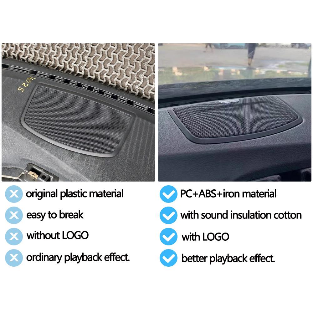 Car Center Dashboard Loudspeaker Cover Audio Speaker Cover Grille Panel For BMW 3 4 Series 3GT F30 F31 F34 F35 F32 F33 F36 F82