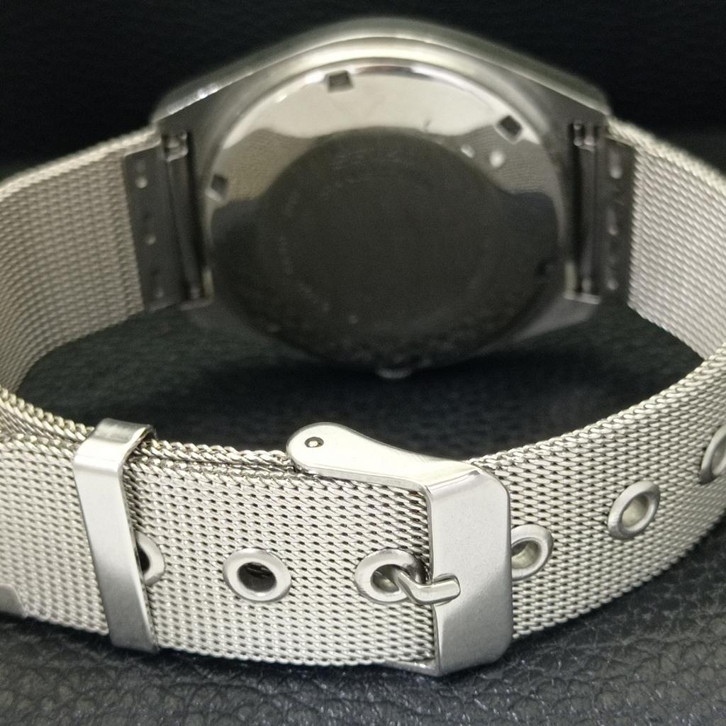 JAPAN VINTAGE SEIKO 5 AUTOMATIC 6309A MENS BLACK COLOR DIAL WATCH A701266-5 R206a-a701266