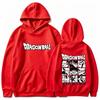 Dragon Ball Hoodie Unisex Manga Panel Character Collage Front Back Print Anime Fan Pullover Hooded Sweatshirt