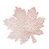 1PCS Maple Leaf Coasters PVC Placemat Waterproof Heat-resistant Dish Mat Pad Skid Insulation Hot Pads Kitchen Items Accessories