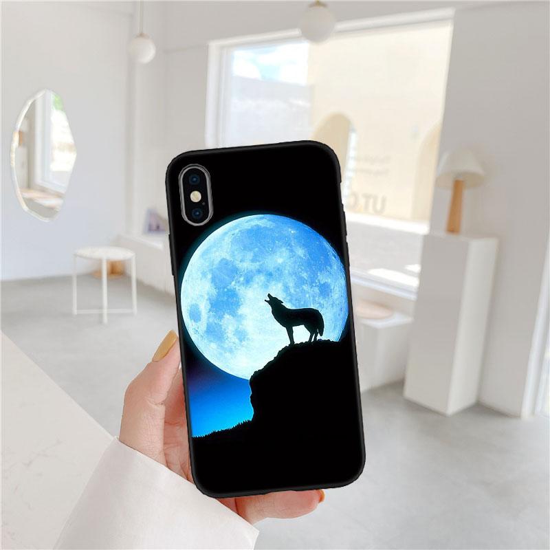 LO7 Animal Wolf Soft Shell Phone Case for Redmi Note 10 11 12 Pro Max 10S 10C 10T 11A 11S 12S 12C
