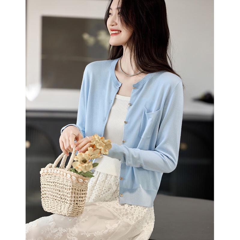 

Srcr Women s Silk Blend Knit Cardigan XL