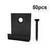 50/100Pcs Stainless Steel Decking Clips with Screws Universal Hidden Deck Fasteners Composite Deck Board Start