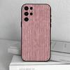 B-Burgundy W-White Stripe  Phone Case For Samsung S25,S24,S21,S22,S23,S30,Ultra,S20,Plus,Others Soft Black Case