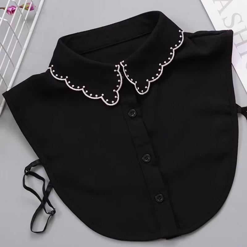 

Классическая деловая рубашка с ложным воротником для мужской и женской лацканной рубашки, ложный воротник для свитера, съемный воротник, аксессуары