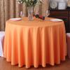 Advertising Exhibition Tablecloth Tablecloth Round Table Skirt Skirt Plain Weave Solid Color Zhu Wenwei Gauze Material Round Tablecloth