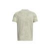 Under Armour Letter Print Crew Neck Straight Short Sleeve T-Shirt Men Tops Green 1379295-504