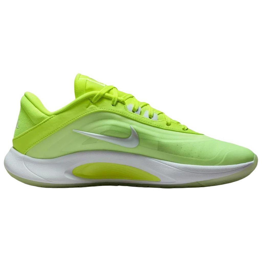 Nike Womens A'One 'Volt' (women's sizes) Volt / White-Barely Volt Basketball Shoes FZ8605 702