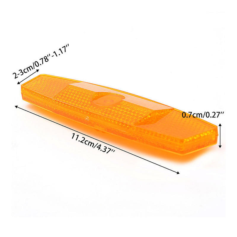 Fahrrad Fahrrad Rad Reflektor Sicherheit Speichen Reflektierend Halterung Vintage Clip Warnung