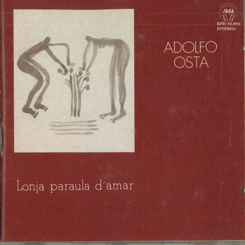 CD ADOLFO OSTA - Lonja Paraula D'amar KPD10894 SAGA Europe Folk Used