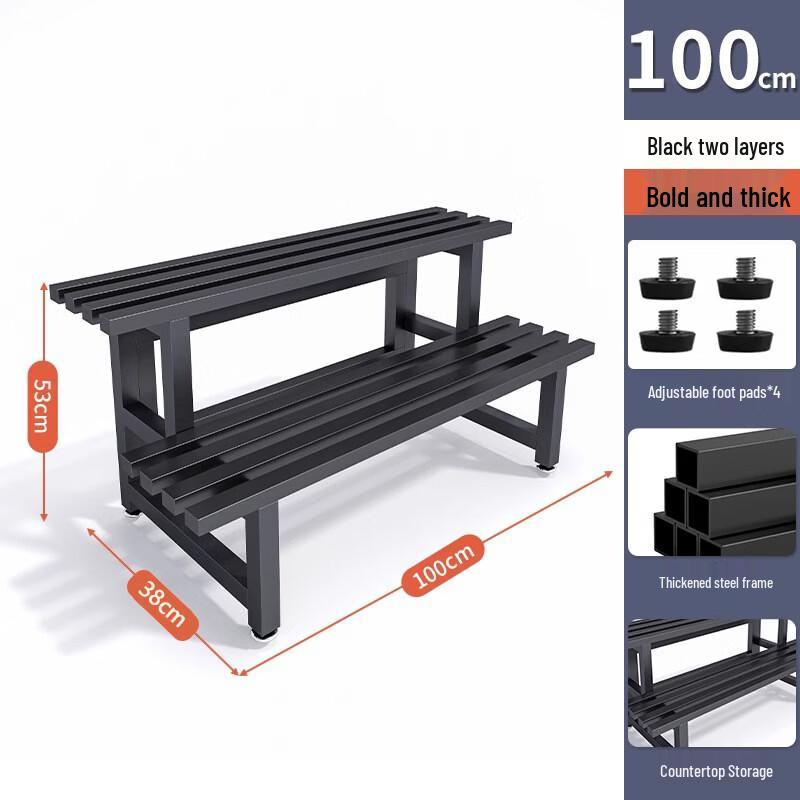 Wrought Iron Outdoor Multi-Tier Flower Stand
