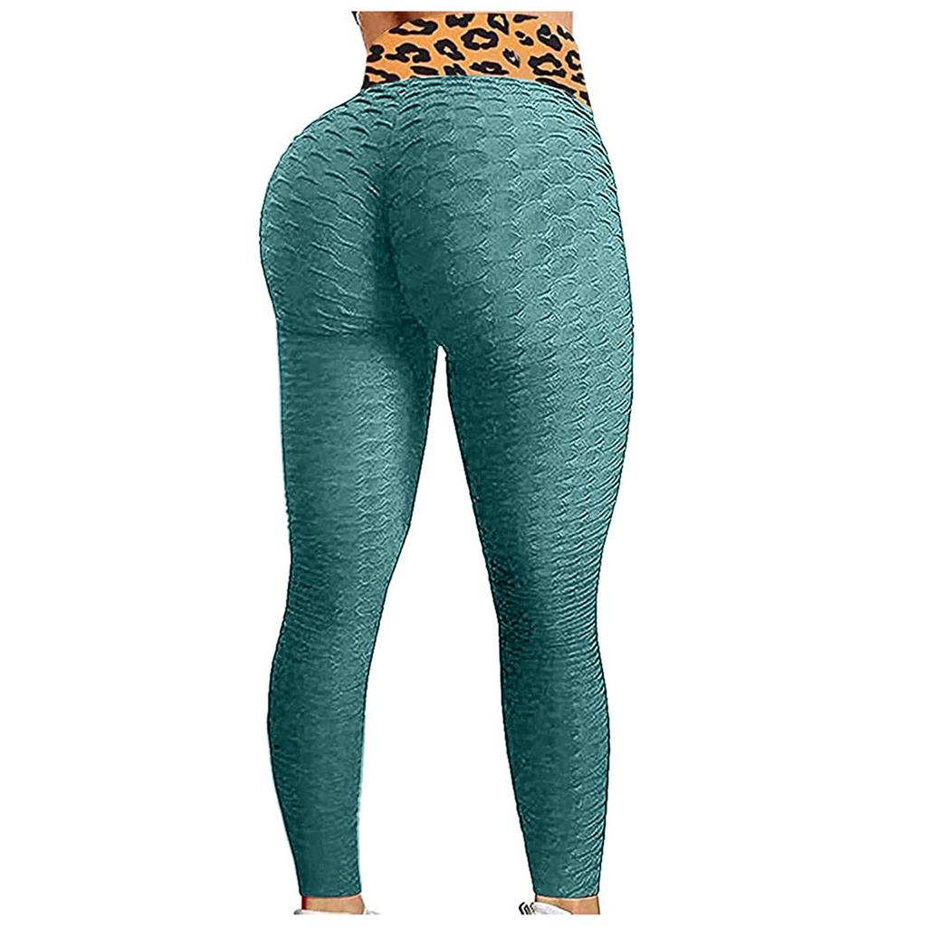Women Fashion Print Yoga Pants Plus Size Casual High Waist Sport Pants