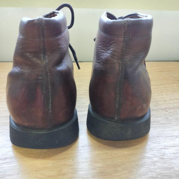 TODS Leather Chukka Short Boots Italy Vintage Size 8.5 26.0-27.0 Brown Dress Shoes(USED)