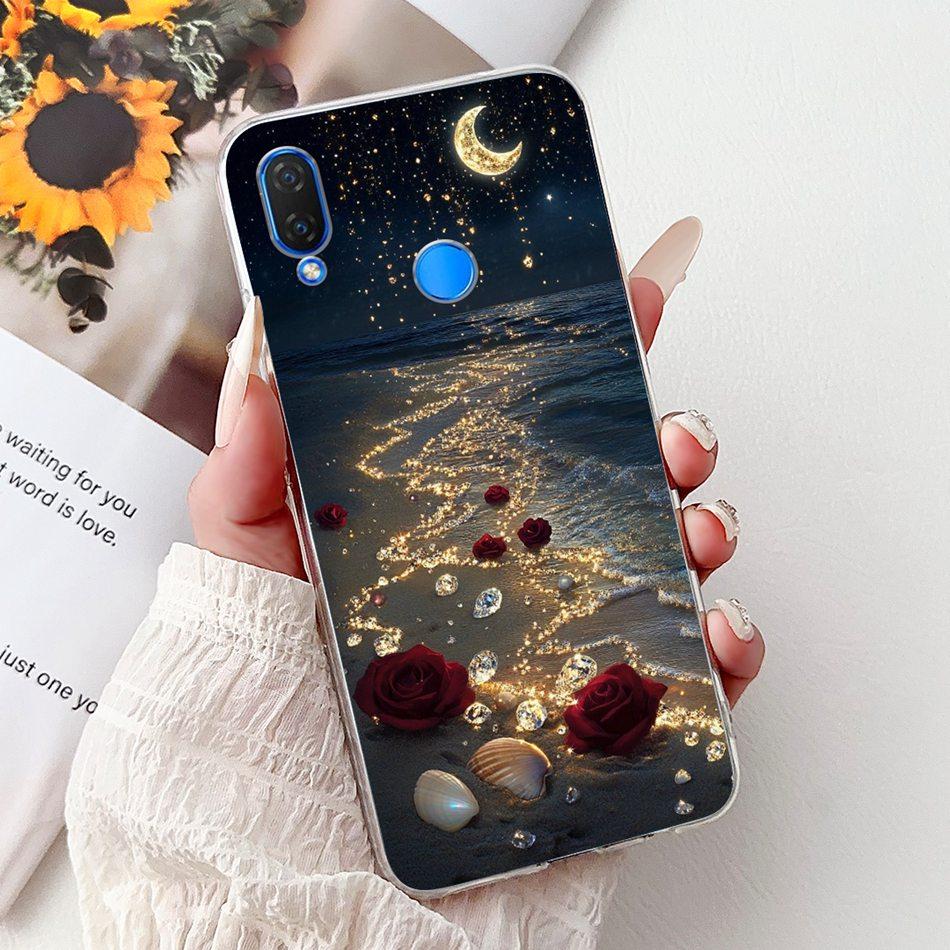 For Huawei Nova 3i INE-LX1 INE-LX2 Cool Dragon Tiger Painted Phone Case For Huawei Nova3i Soft Silicone TPU Cases